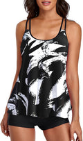 Tankini Swimsuit Two Piece - Tummy Control Flowy Tank Top attractive