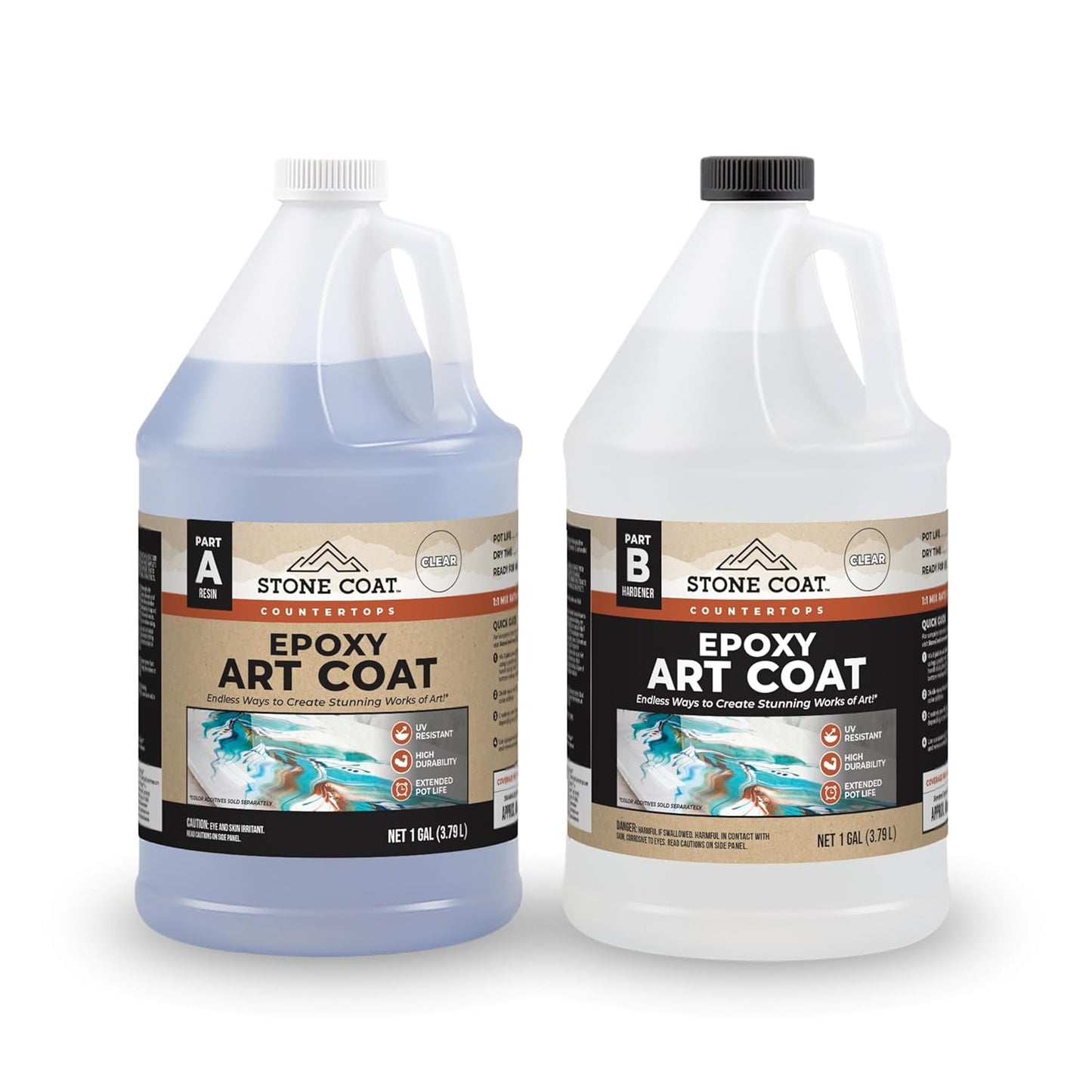 Stone Coat Countertops Art Coat Epoxy Resin for DIY Projects
