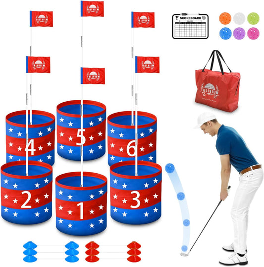 Portable Backyard Golf Fun Set