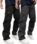 Men's Casual Cargo Pants Drawstring Joggers - Lightweight Comfort