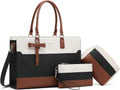 Keyli 3pc Laptop Bag Set for Women - Professional 15.6in Tote