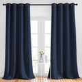 NICETOWN Window Drapes Long Curtains 52in x 108in Navy - Blackout