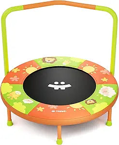 Happin 36in Mini Foldable Toddler Trampoline for Active Play