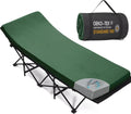 CYMULA Camping Cot Mattress 2in Memory Foam Sleeping Pad - Portable