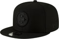 New Era NFL 9FIFTY Black On Black Adjustable Snapback Hat - Clean Team