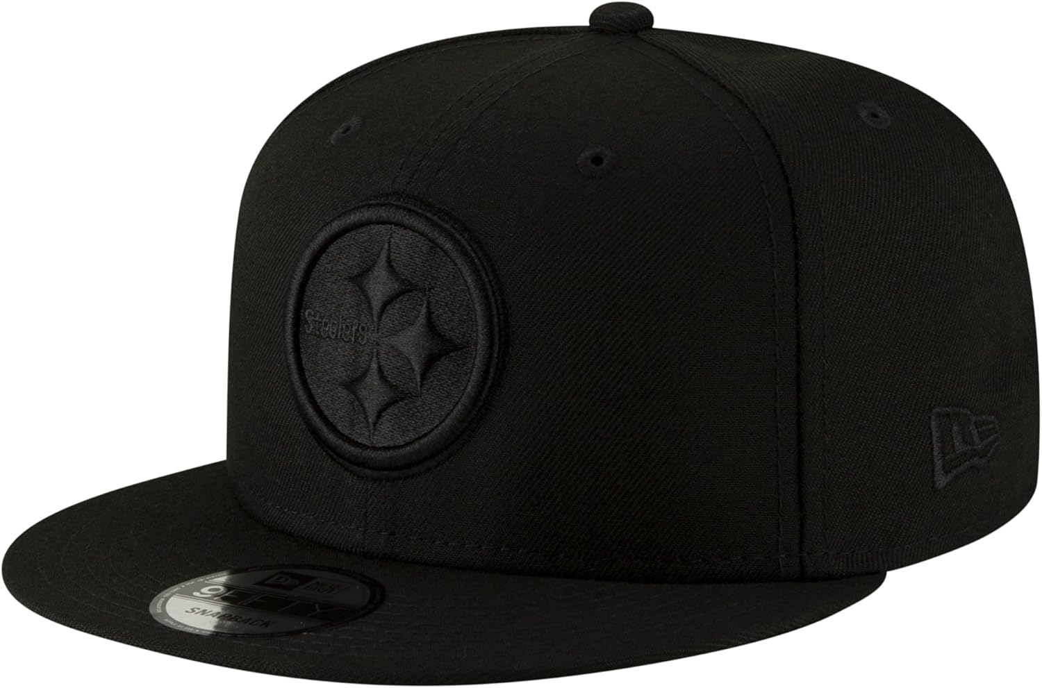 New Era NFL 9FIFTY Black On Black Adjustable Snapback Cap