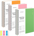 EMSHOI Spiral Notebook College Ruled 3 Pack B5 - Thick 100gsm Paper
