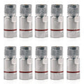 10 Pcs Connector PL259 UHF Male 1/2 in for Heliax - Durable RF Joiners