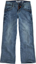 Wrangler Boy's Retro Falls City Jeans - Relaxed Boot Cut Fit Clothing