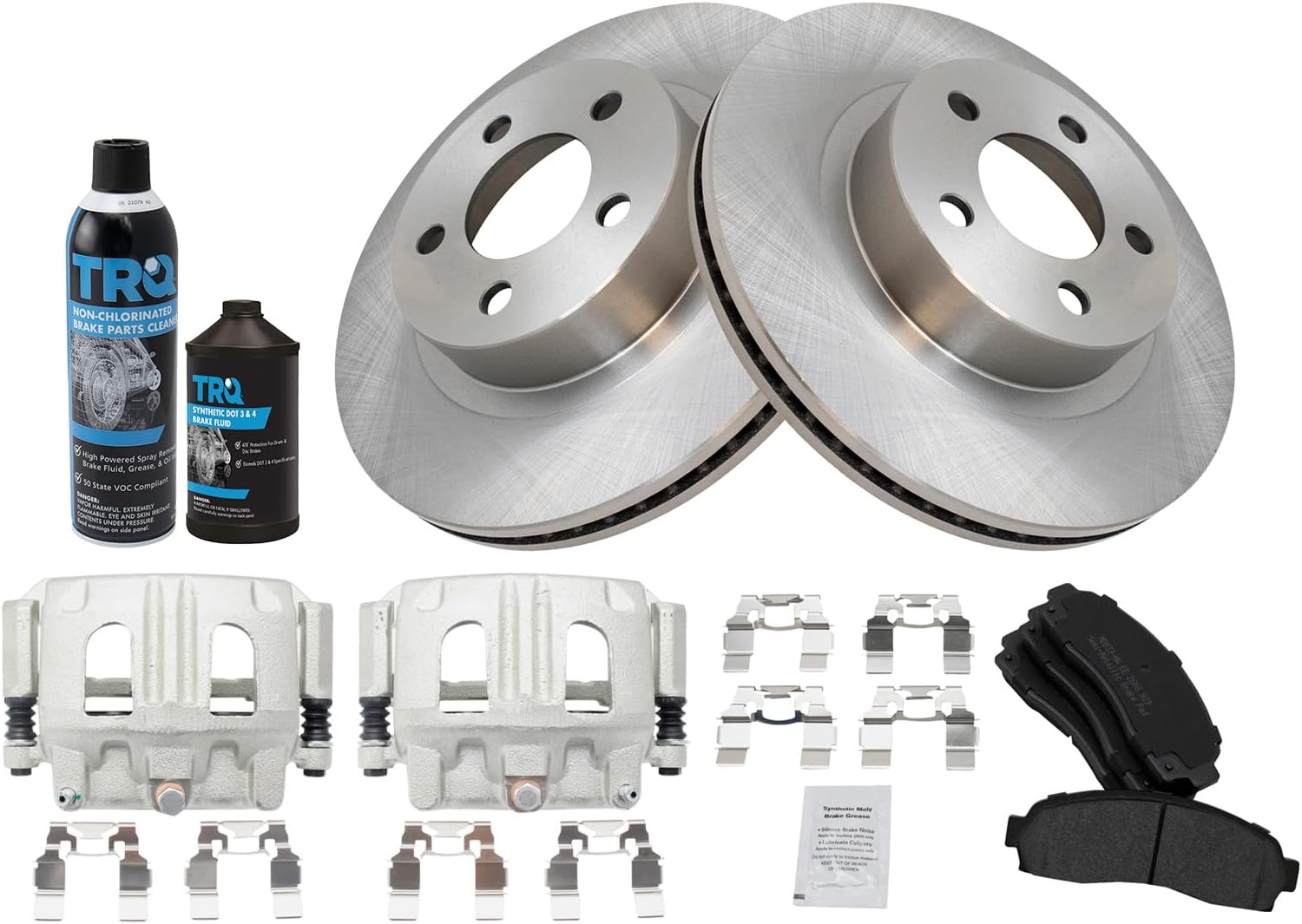 TRQ Front Brake Pad & Rotor Kit for Ford Explorer & Ranger