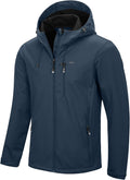 33,000ft Men's Softshell Jacket with Hood - Lightweight Waterproof 1