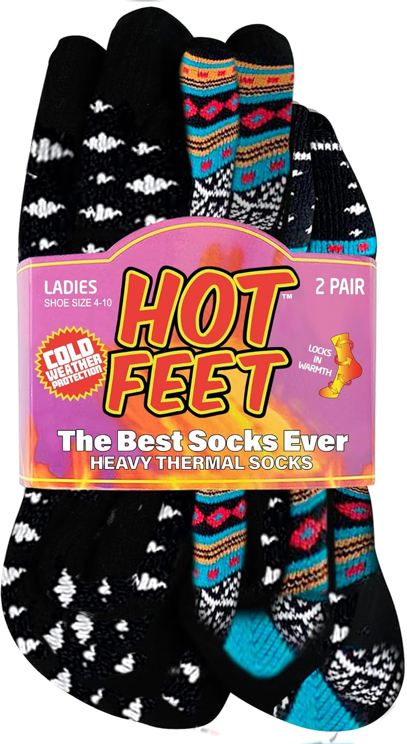 Warm Your Toes with HOT FEET Thermal Socks!