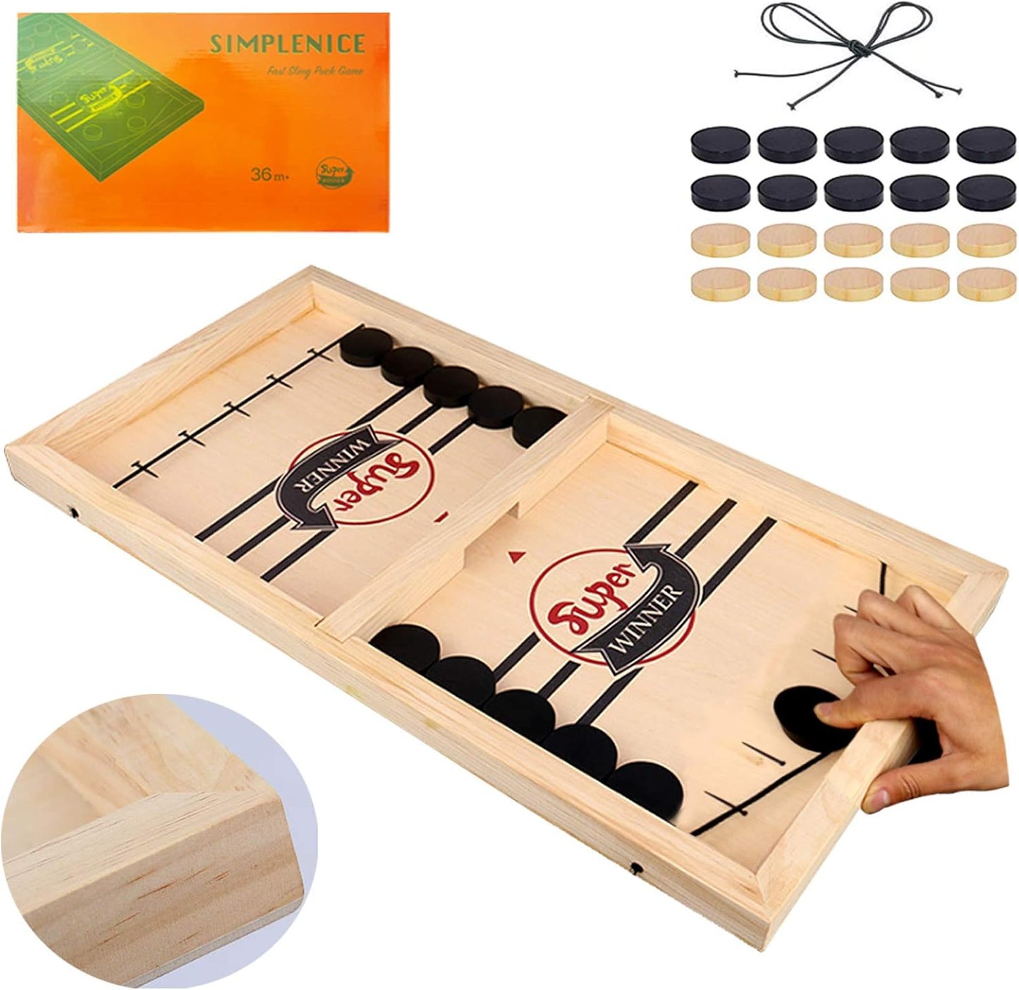 Fast Sling Puck Game for Family Fun - Exciting Board Game