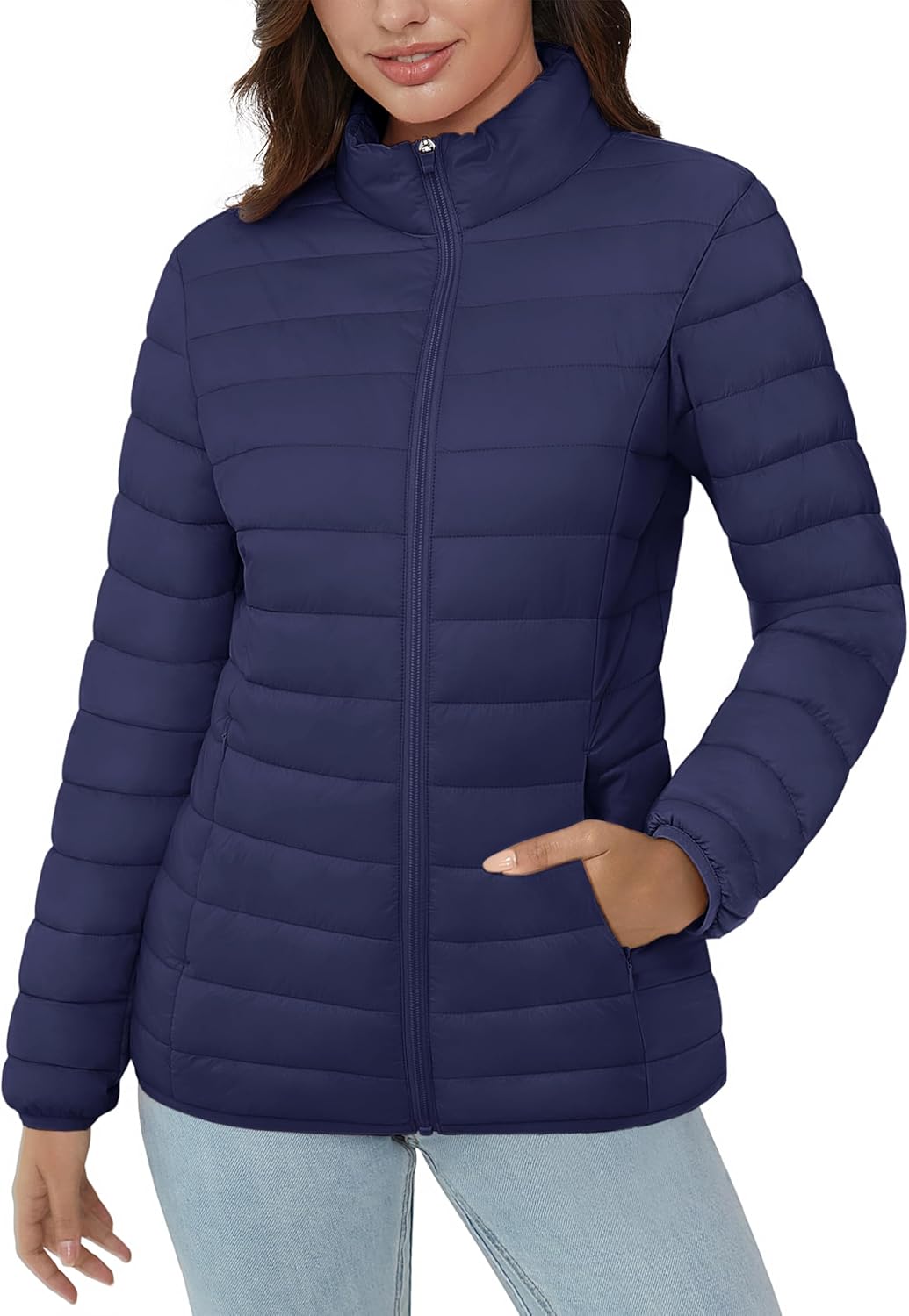 Lightweight Quilted Puffer Jacket for Women - Warm & Stylish