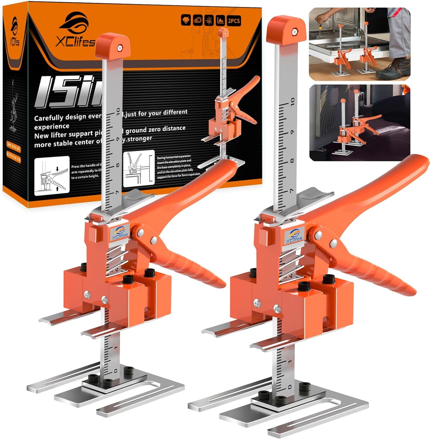Labor Saving Arm Jack Handle 2 Pack for Easy Lifting Tasks