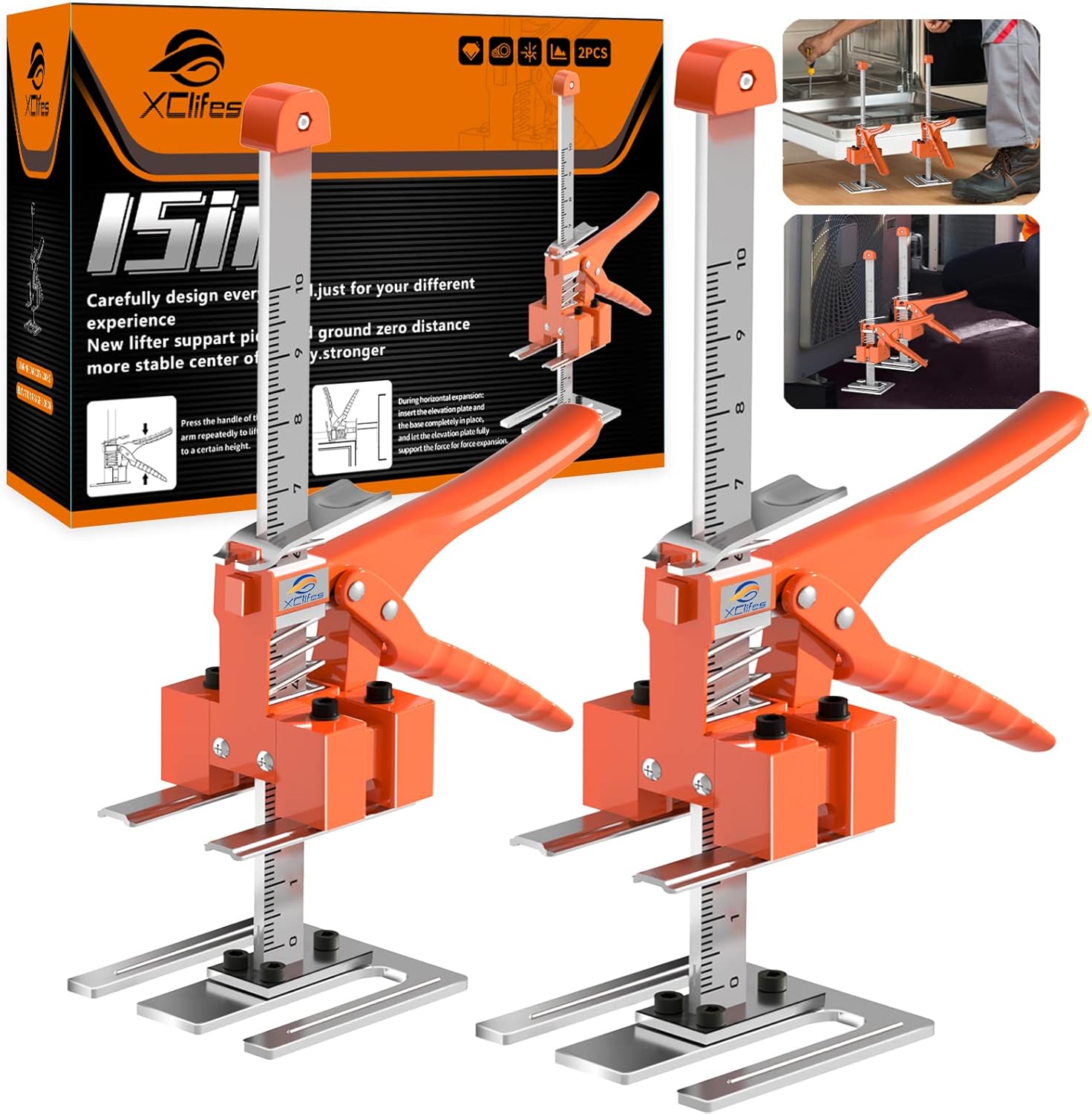 Labor Saving Arm Jack Handle 2 Pack for Easy Lifting Tasks