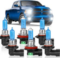 Fit For DODGE RAM 1500 2500 3500 Halogen Headlight Bulbs Pack of 6
