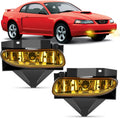 Nilight Fog Lights Assembly for 1999-2004 Ford Mustang Vehicles