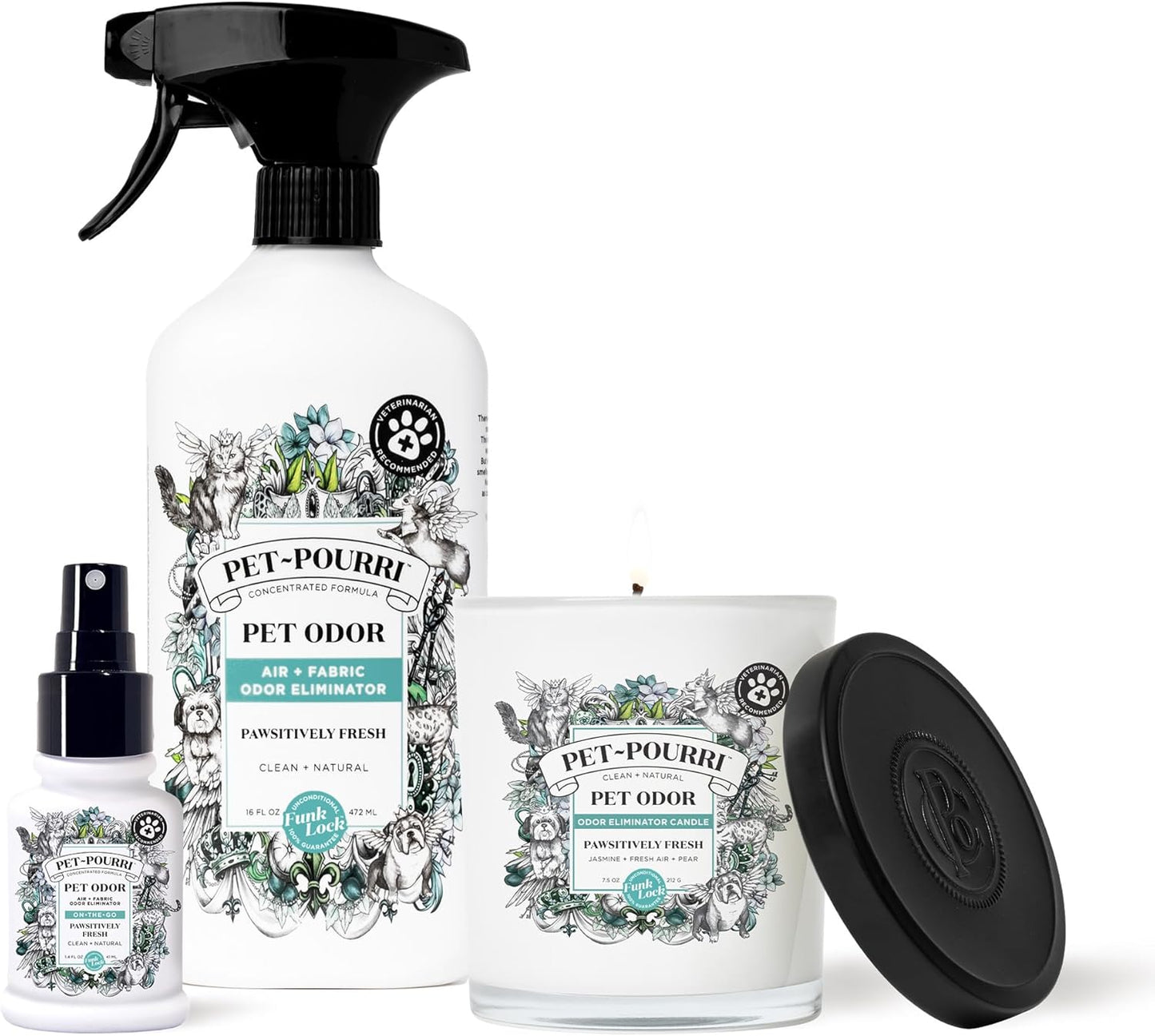 Pet-Pourri Pawsitively Fresh Odor Freshener Bundle for Pets