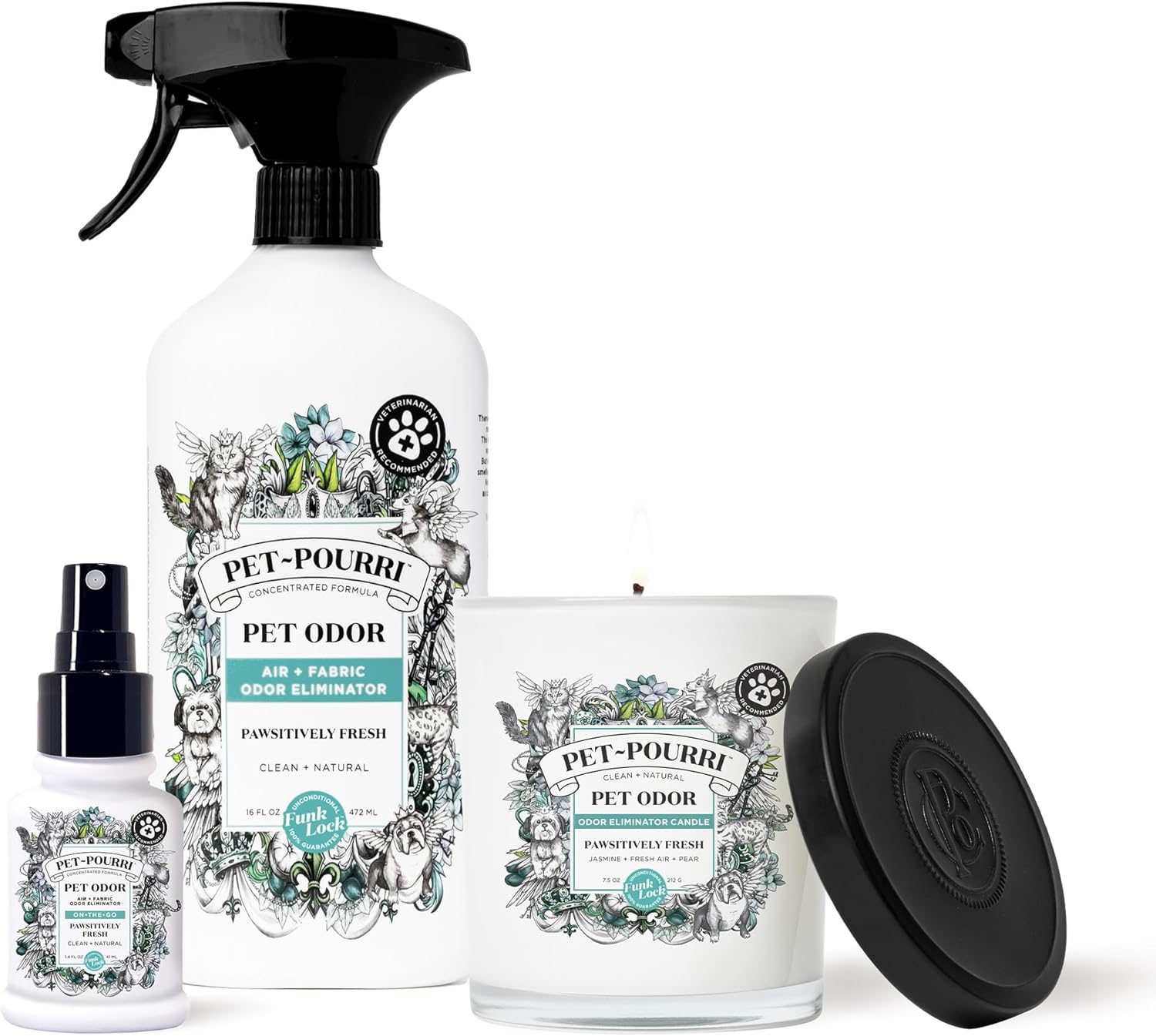 Pet-Pourri Pawsitively Fresh Odor Freshener Bundle for Pets