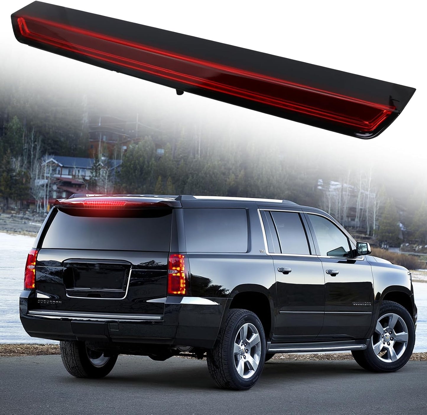 3rd Brake Light Full LED Rear Center Waterproof High Mount Stop Light