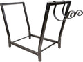 Indoor and Outdoor Firewood Rack with Kindling Hooks - Stable 25.6in