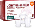 Concordia Supply Communion Cups - Recyclable Hard Plastic, Fits Trays