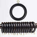 Premium Beech Wood Drapery Rings - Set of 24