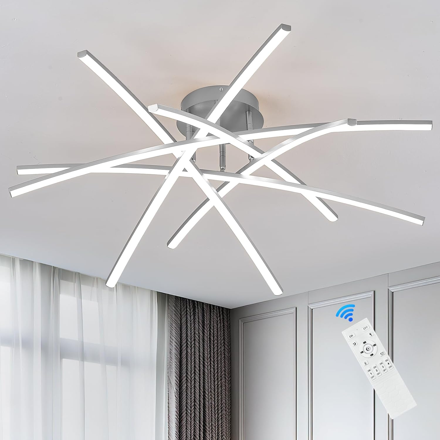 Dimmable LED Chandelier for Modern Ceiling Lighting Needs