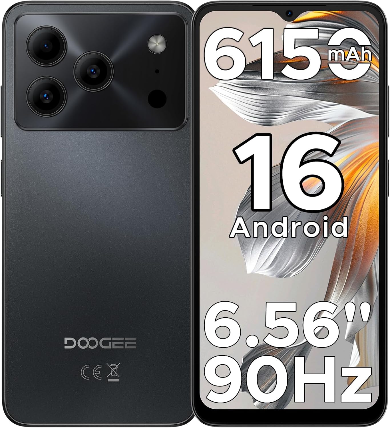 DOOGEE Note 56 Unlocked Phone with 6150mAh Battery and 6.56in Display