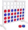 GoSports 4 Foot Width Giant Portable 4 in a Row Game - Huge Yard Fun
