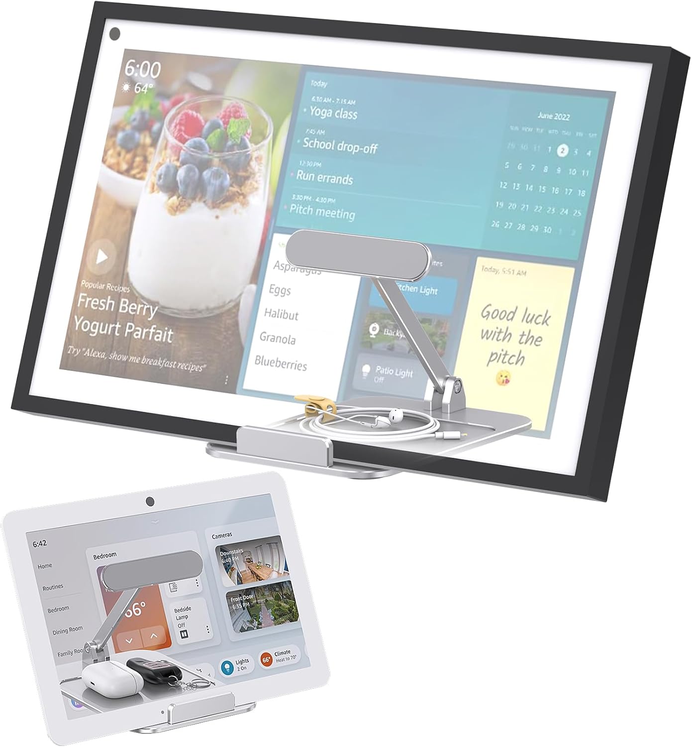 Tilt Stand for Echo Show 15 and Echo Hub - Adjustable & Foldable