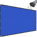 SunnyRoyal 4 ft x 25 ft Blue Privacy Fence Screen - Heavy Duty