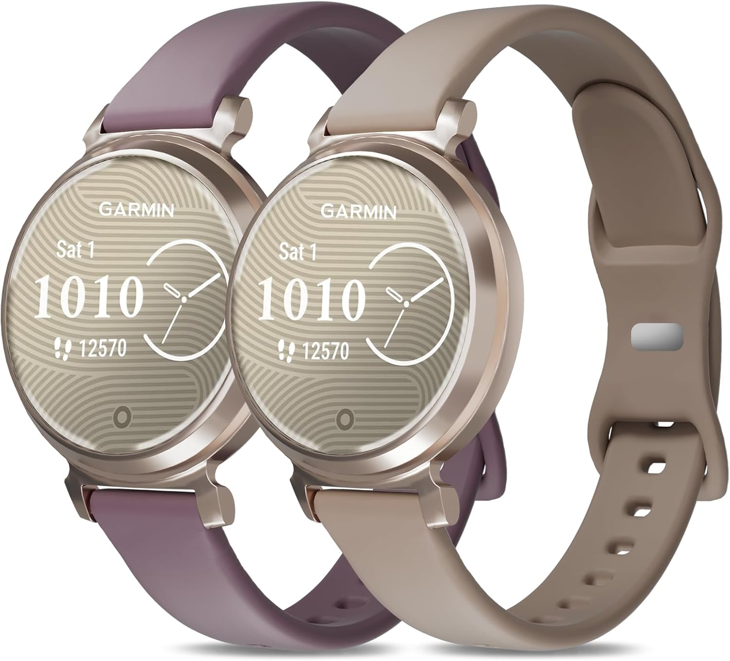 2-Pack Slim Silicone Bands for Garmin Lily 2 - Stylish & Comfortable!