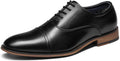 Bruno Marc Men's Lace Up Soft Cap-Toe Formal Dress Shoes - Sleek offer