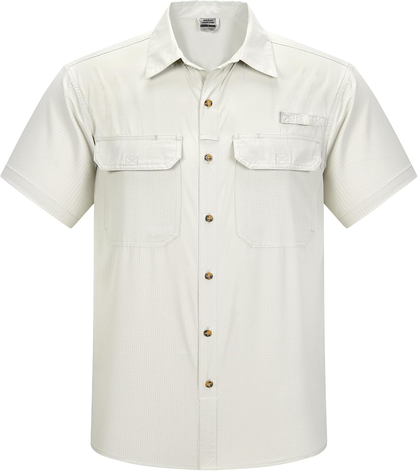 Outdoor Ventures Men's Lightweight Fishing Shirt for Summer Fun