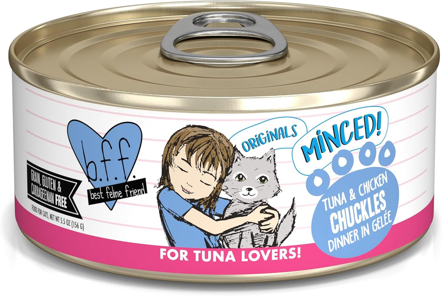 Weruva BFF Minced Natural Wet Cat Food for Picky Eaters