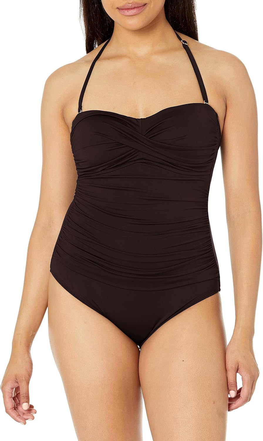Anne Cole Women's Twist Front Shirred One Piece Swimsuit Review