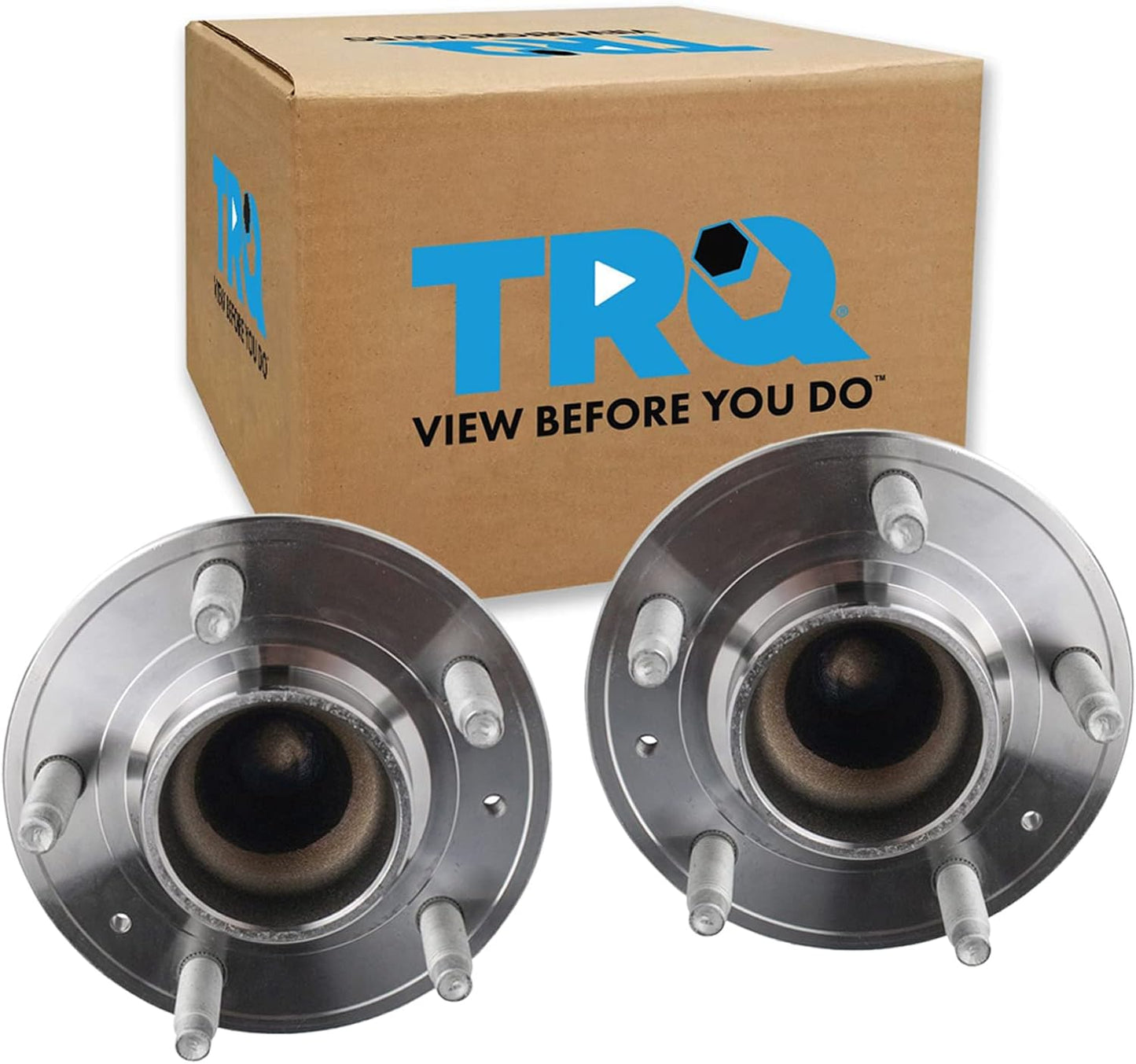 TRQ Rear Wheel Bearing & Hub Assembly Set for Chevrolet Equinox