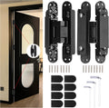 6 in Hidden Hinges for Doors Invisible Concealed Hinges - Silent