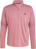 Men's Quarter-Zip Train Essentials Long Sleeve Tee - Recycled Fit