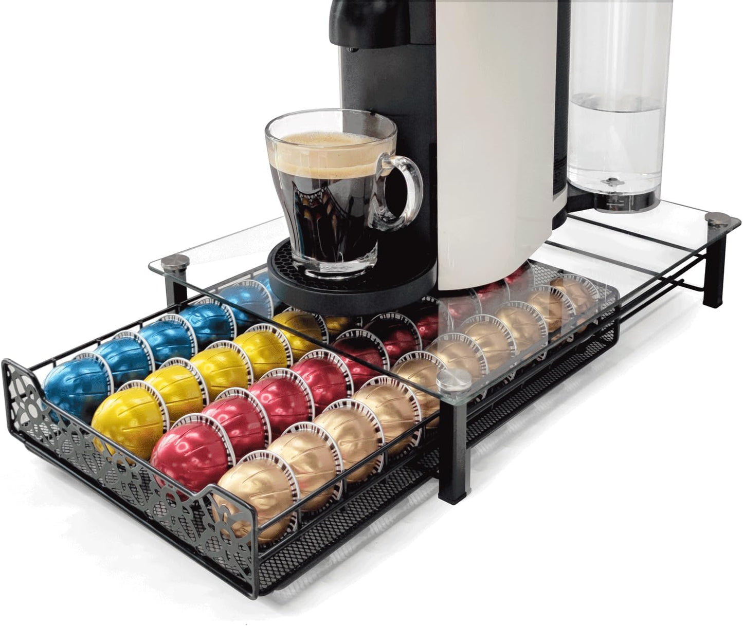 Coffee Pod Kitchen Organizer Storage Holder for Vertuo Machines