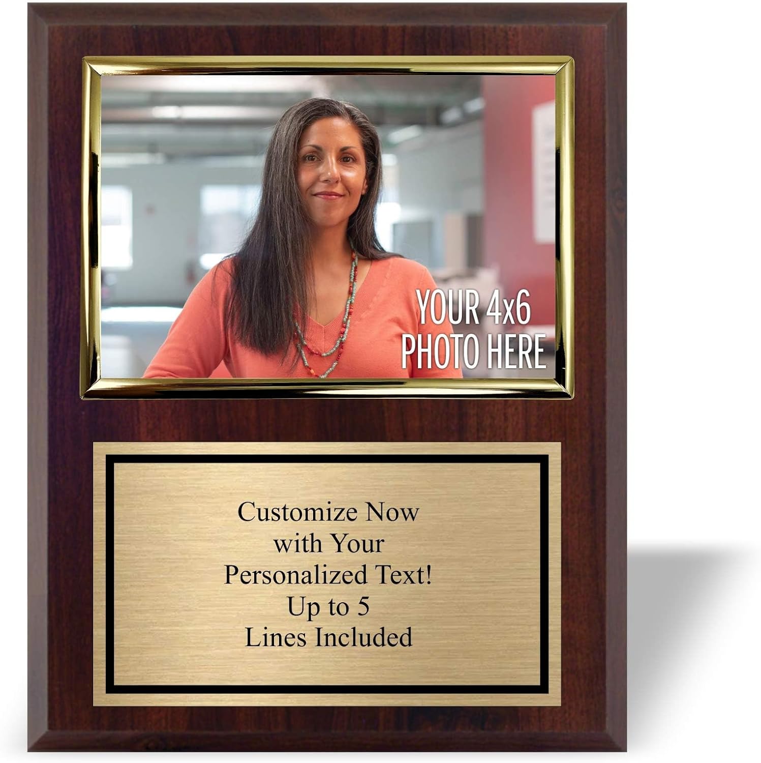 Personalized 8x10 Photo Plaque for Team Awards and Recognition