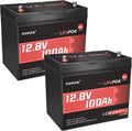 12V 100Ah Mini LiFePO4 Battery - Long-Life 1280Wh Pack