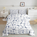 Feelyou Aircraft Bedding Set Twin Airplane Comforter - Soft Microfiber