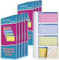 Spiral Bound Phone Message Book 10pcs - Compact Duplicate Call Logs