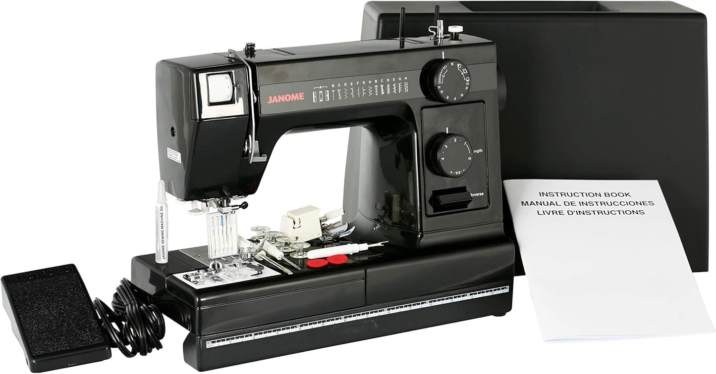 Janome HD1000BE Black Edition - All Metal Body for Ultimate Durability
