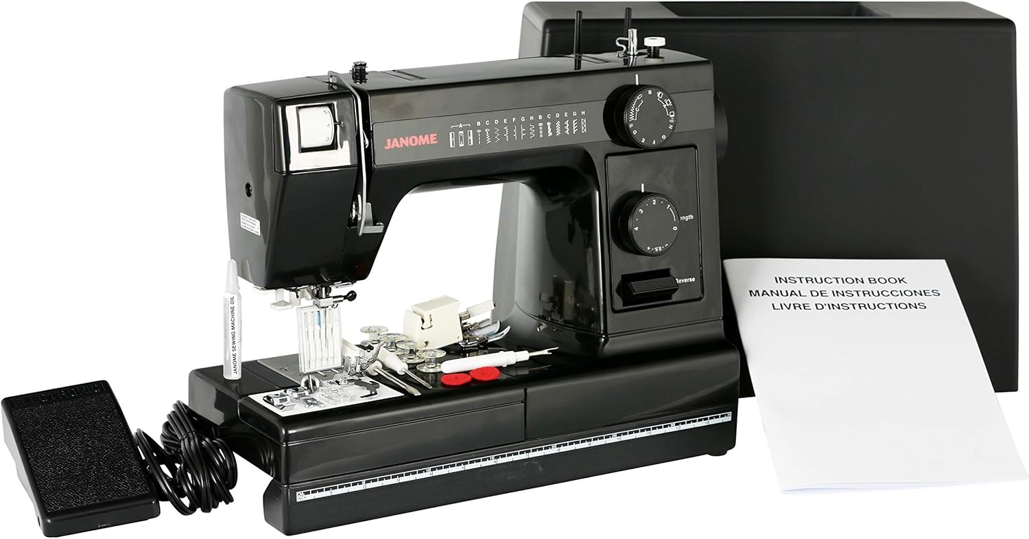 Janome HD1000BE Black Edition - All Metal Body for Ultimate Durability