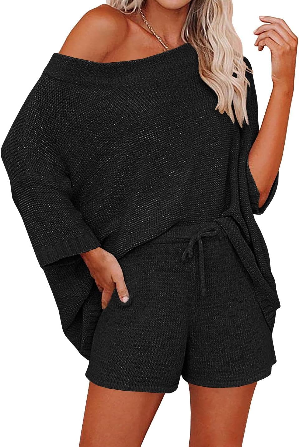 Ermonn Womens 2 Piece Outfits Sweater Sets for Casual Style