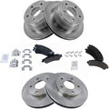 TRQ Front Rear Ceramic Brake Pad & 4 Rotor Set Kit for Blazer Jimmy